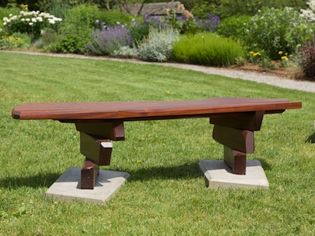 bench 1 at the berkshire botanical garden