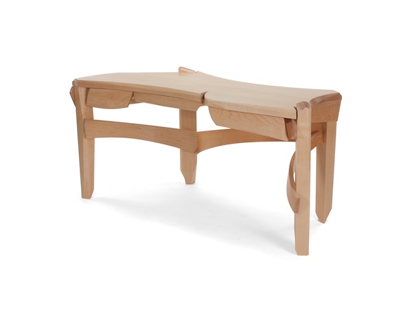 Desk #2- Modern desk made of maple wood