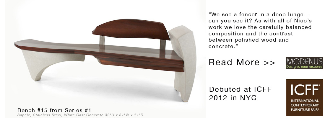 Bench #15 debuts at ICFF in NYC
